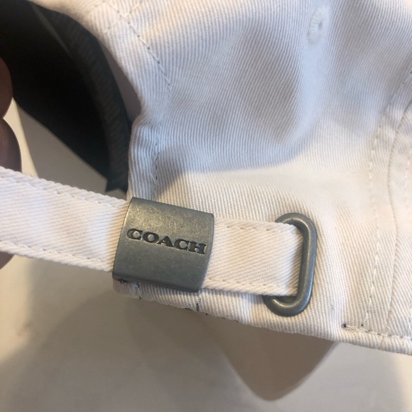 Coach Embroidered BBall Cap Ivory - Picture 2 of 3